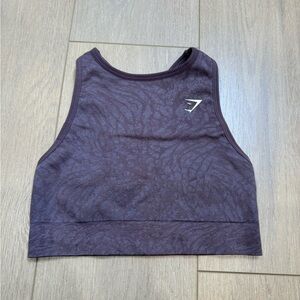 Gymshark adapt purple animal print bra size XS